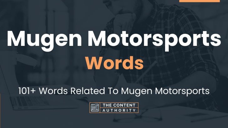 words related to mugen motorsports