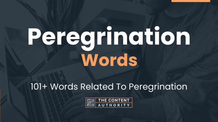 peregrination dictionary words