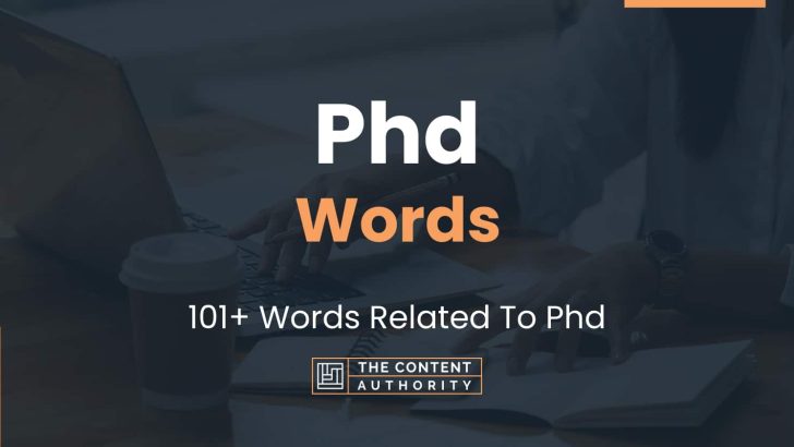 phd related words