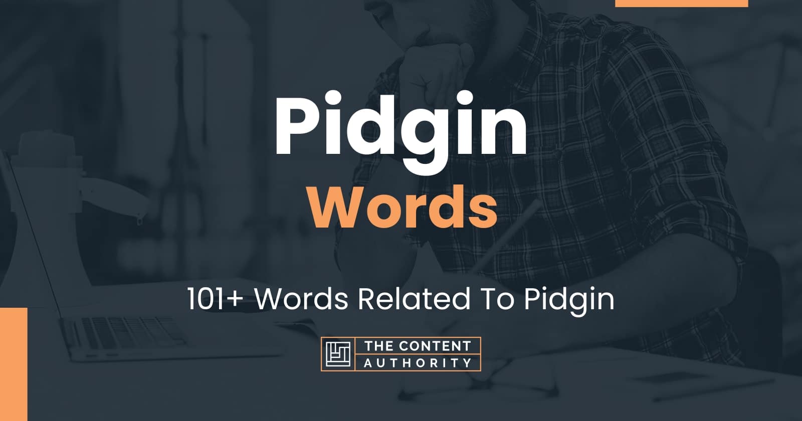 What Is Pidgin English Words