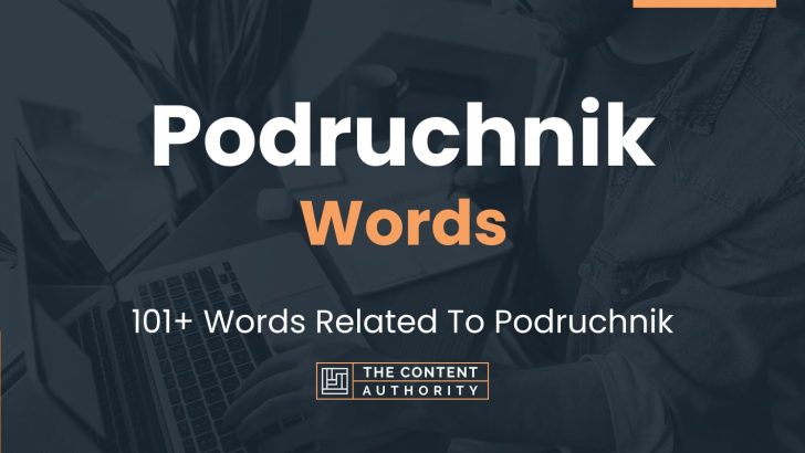 Podruchnik Words - 101+ Words Related To Podruchnik