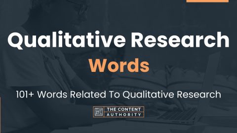 qualitative research has words as its