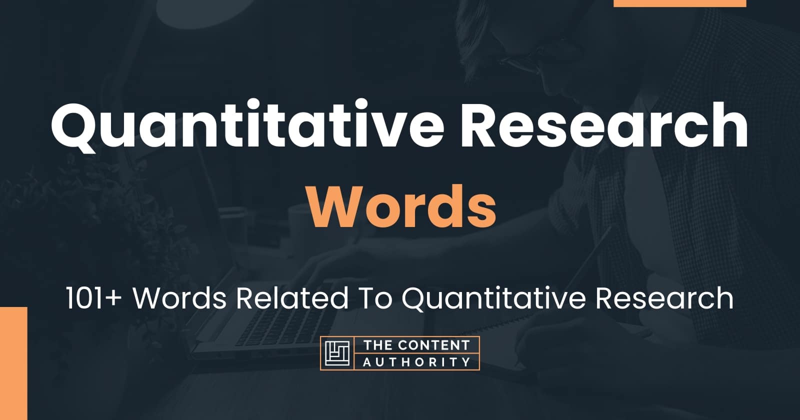 quantitative research words list