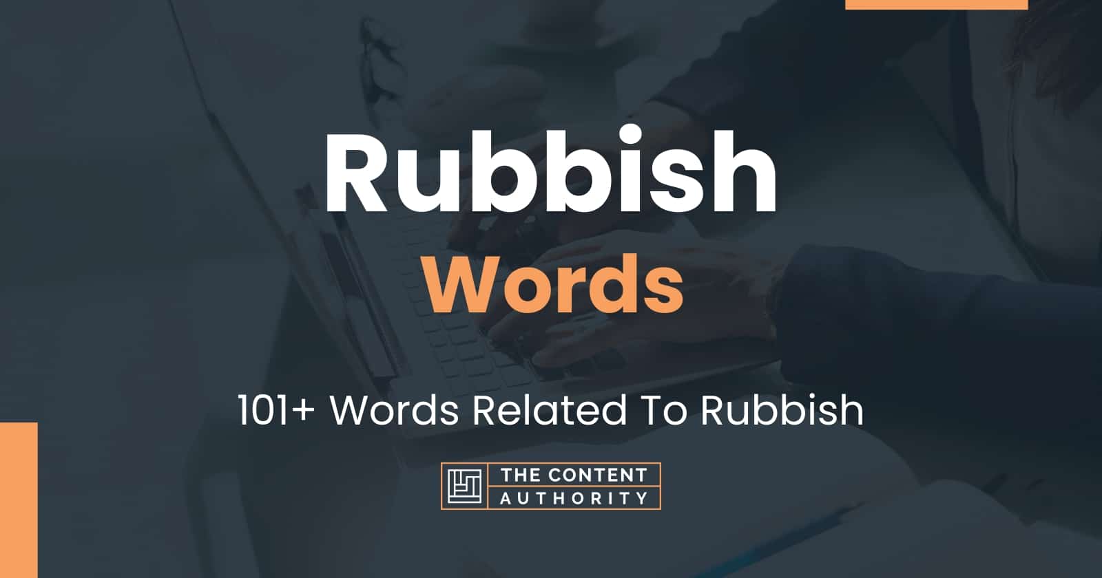 Rubbish Related Words