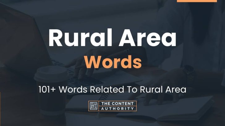 Rural Area Other Words