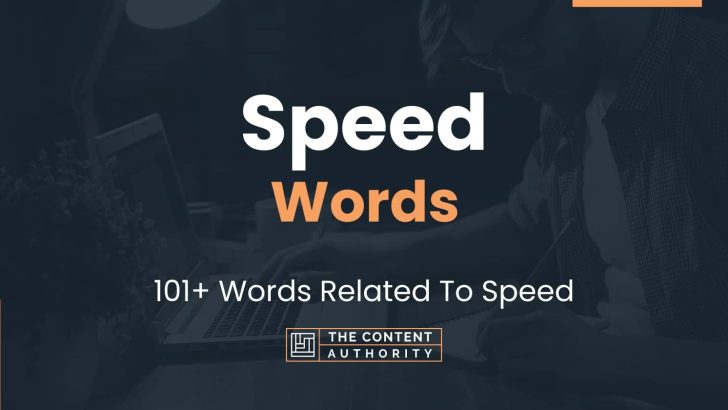 speed-words-101-words-related-to-speed