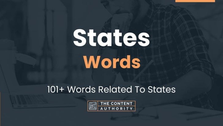 States Words - 101+ Words Related To States