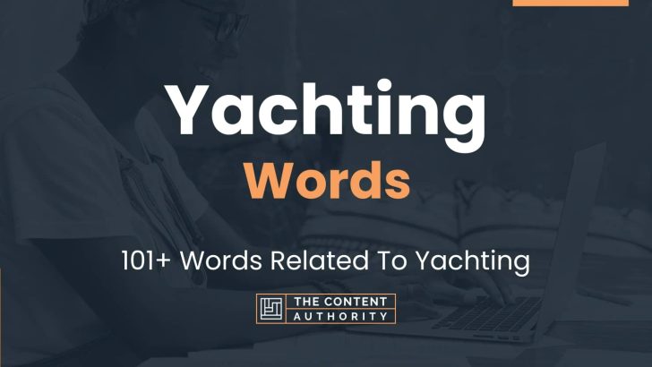yachting words meaning