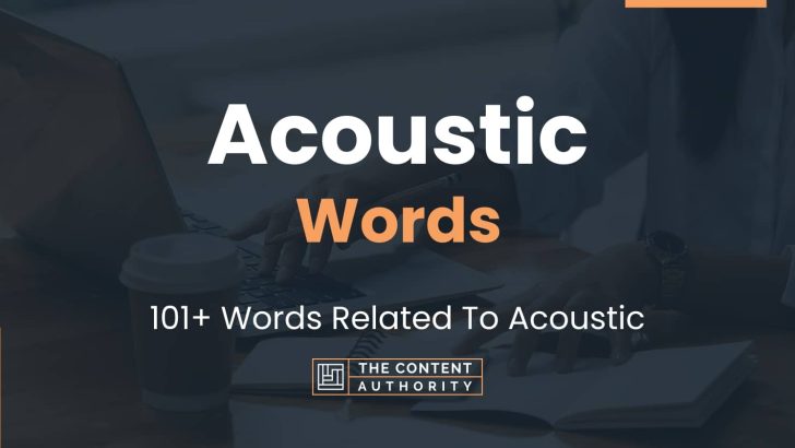words related to acoustic