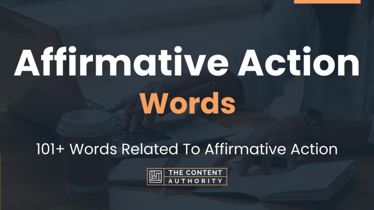 words related to affirmative action