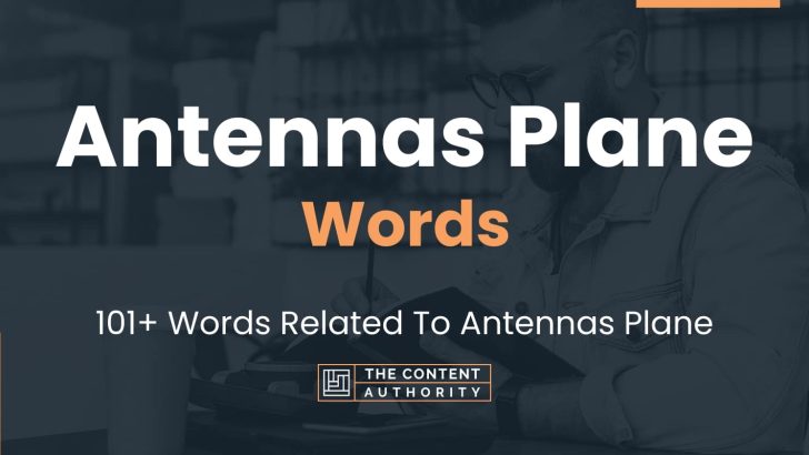 Antennas Plane Words – 101+ Words Related To Antennas Plane