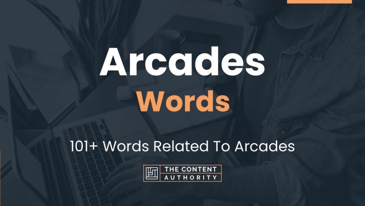 words related to arcades