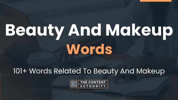 words related to beauty and makeup