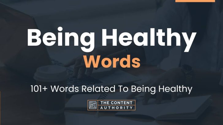 words related to being healthy