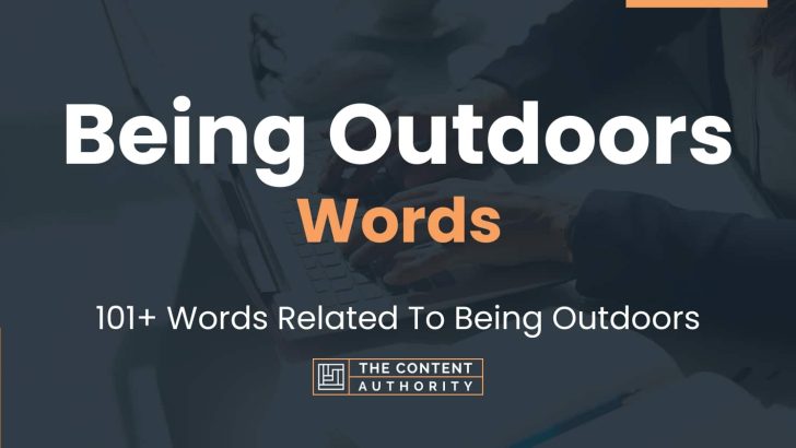 words related to being outdoors