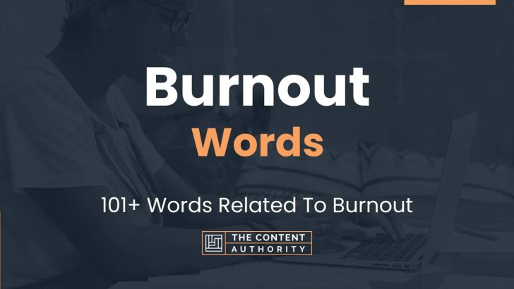 words related to burnout
