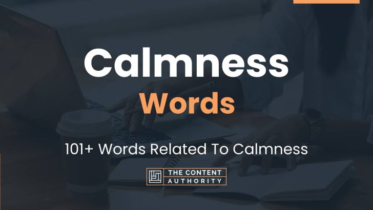 words related to calmness