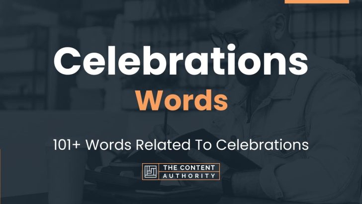 words related to celebrations