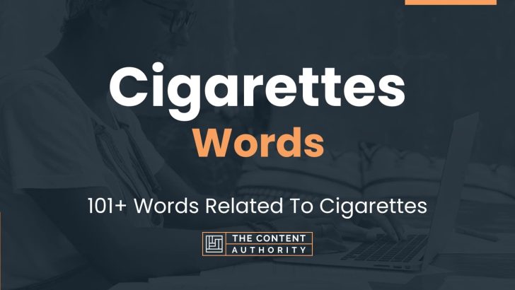 words related to cigarettes