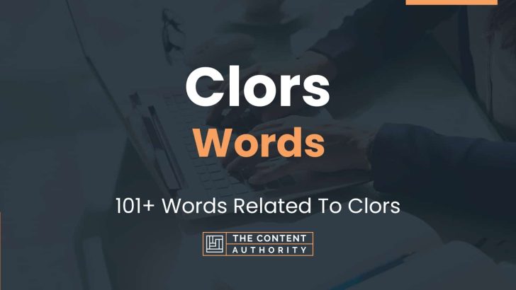 words related to clors