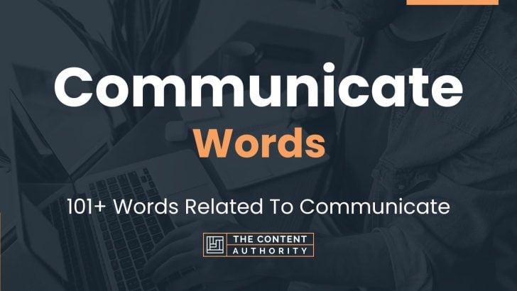 words related to communicate