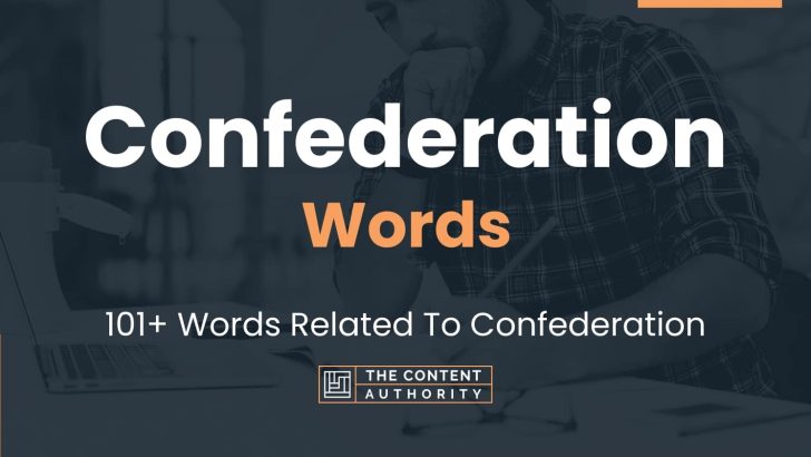 words related to confederation