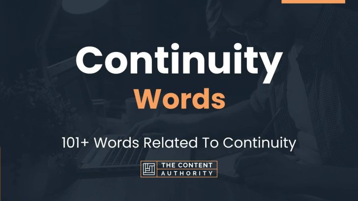 words related to continuity