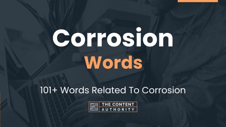 words related to corrosion