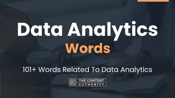 words related to data analytics