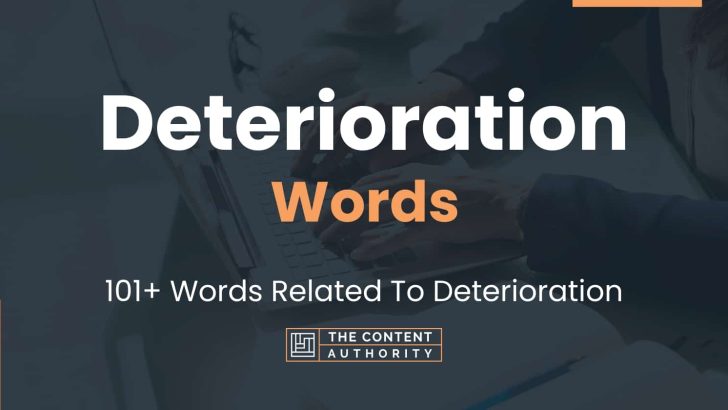 words related to deterioration