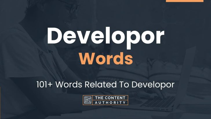 words related to developor