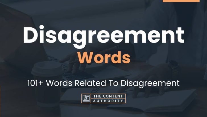 words related to disagreement