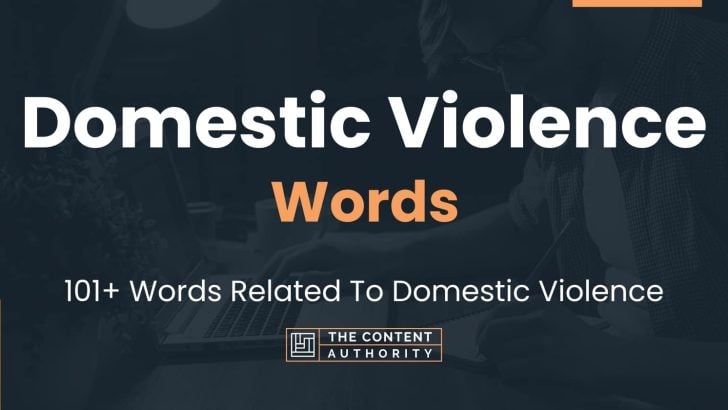 Domestic Violence Words 101 Words Related To Domestic Violence 0604