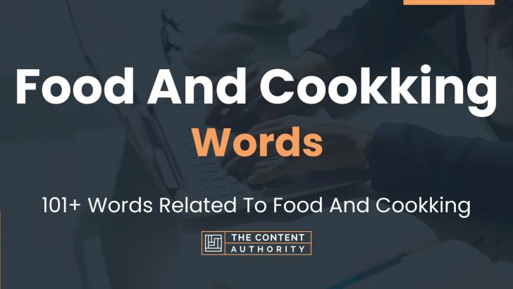 words related to food and cookking