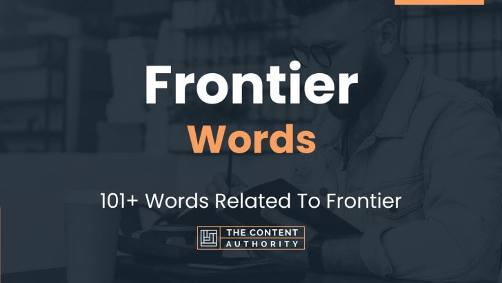 words related to frontier