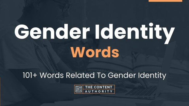 words related to gender identity