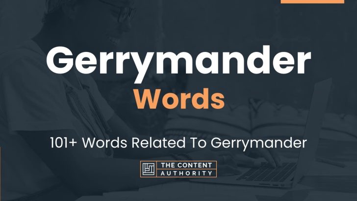 words related to gerrymander