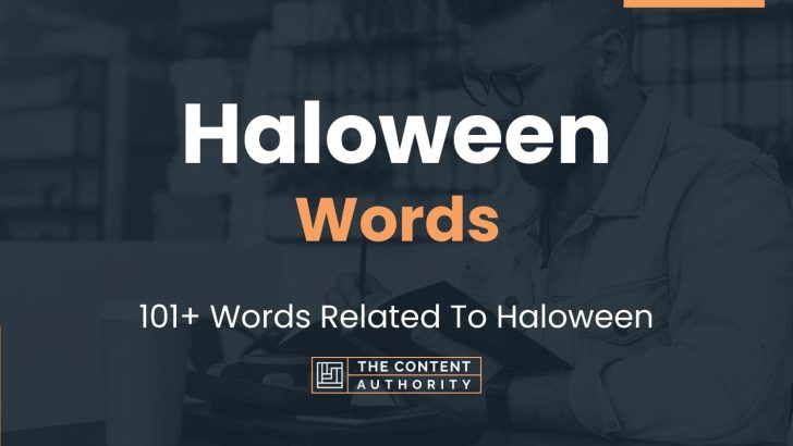 words related to haloween