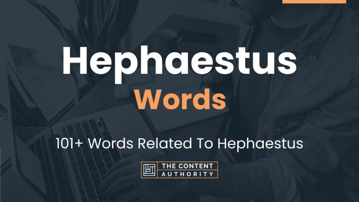 words related to hephaestus