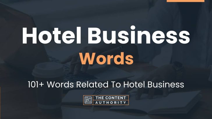 words related to hotel business