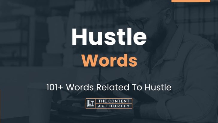 words related to hustle
