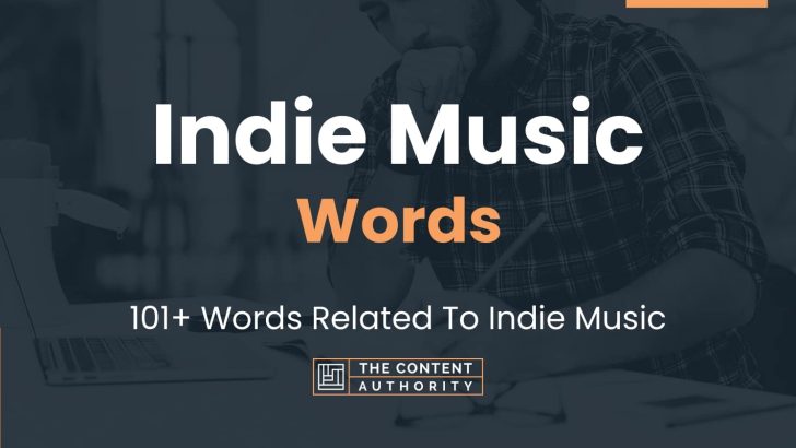 words related to indie music