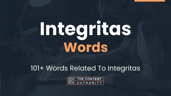 words related to integritas