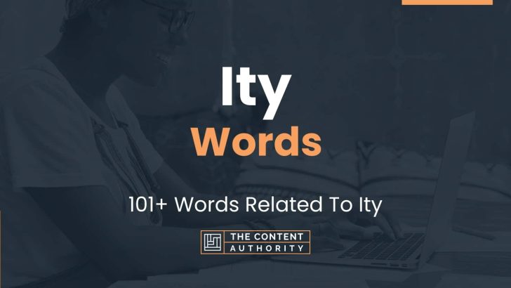 words related to ity