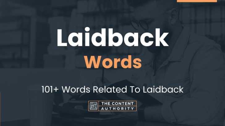 words related to laidback