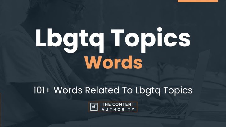 words related to lbgtq topics