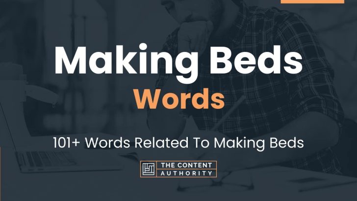 words related to making beds