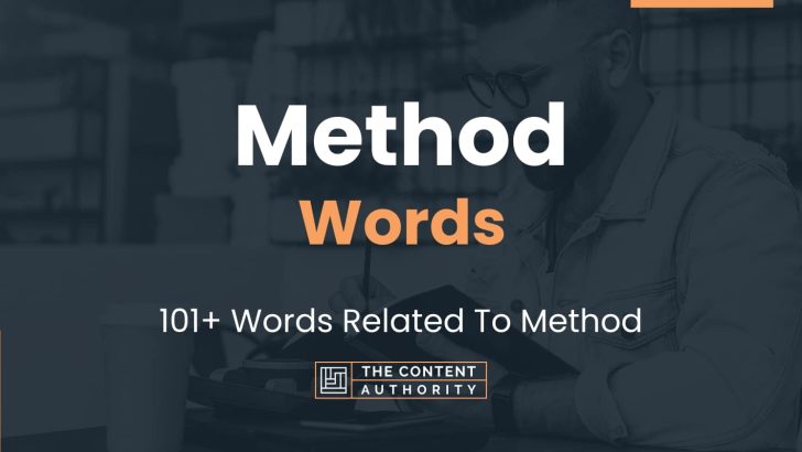 words related to method