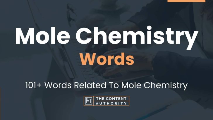 words related to mole chemistry
