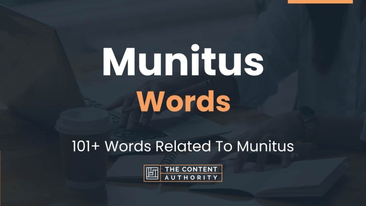 words related to munitus